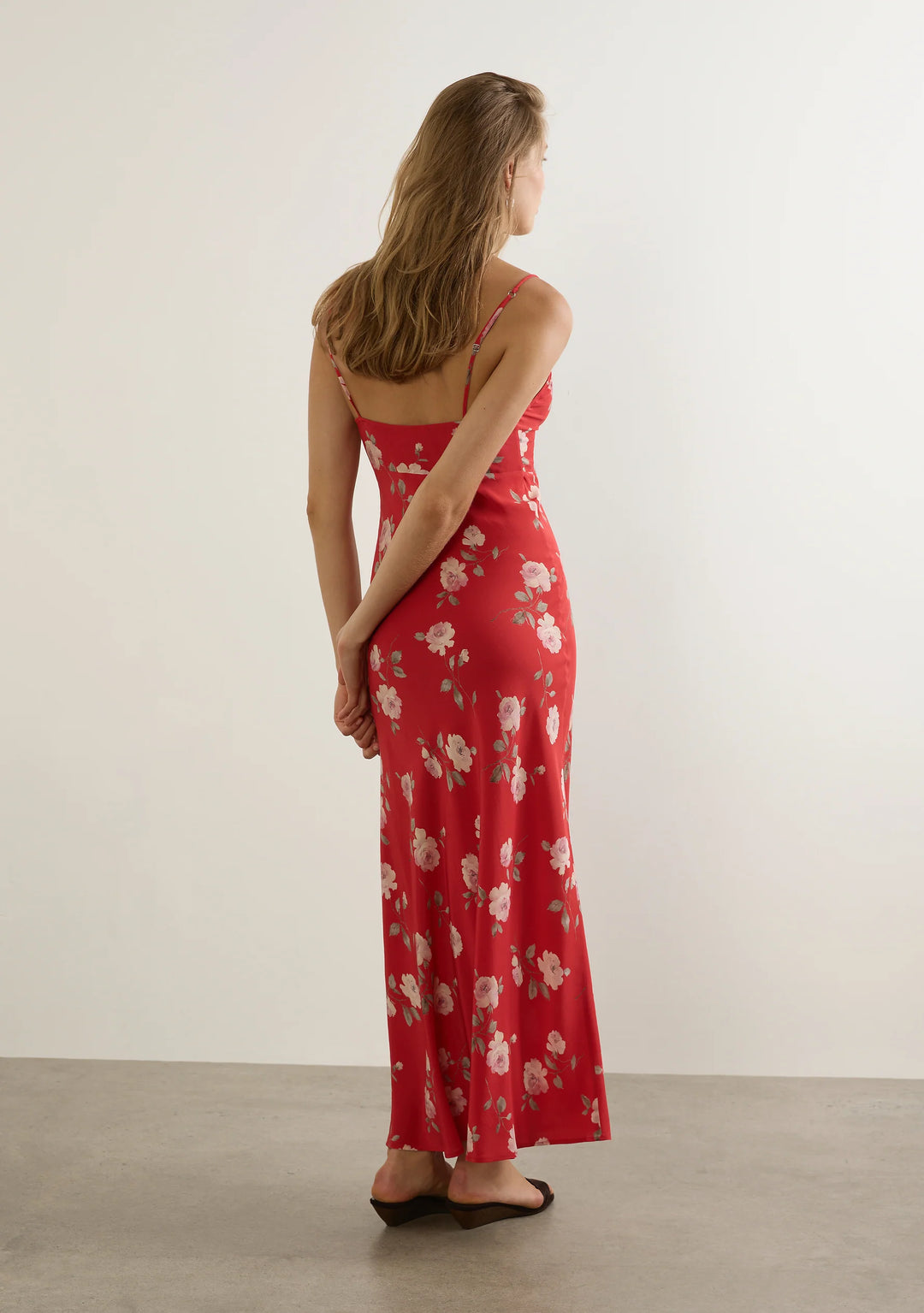 Anne Tie Slip Maxi Dress