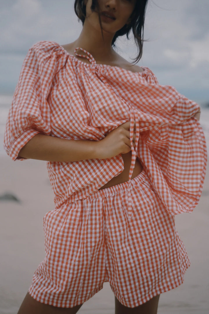 Ava Short - Starburst Gingham
