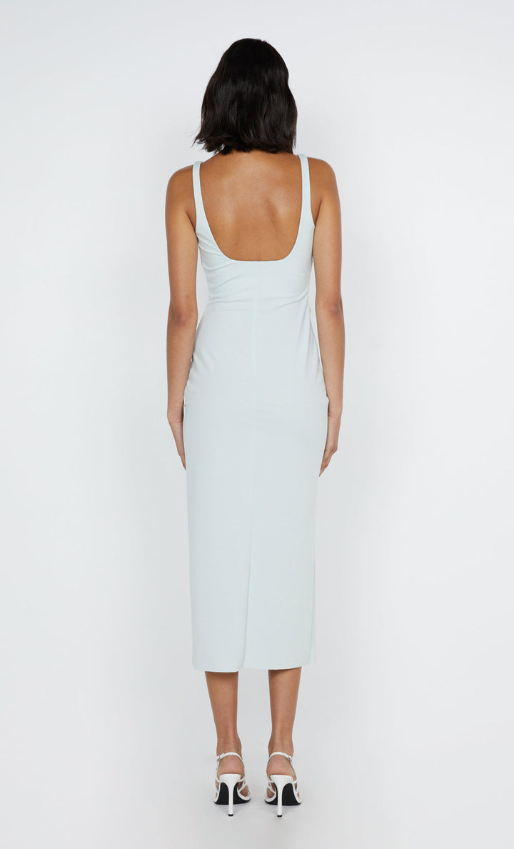 Aveline Tuck Midi Dress - Ocean Mist