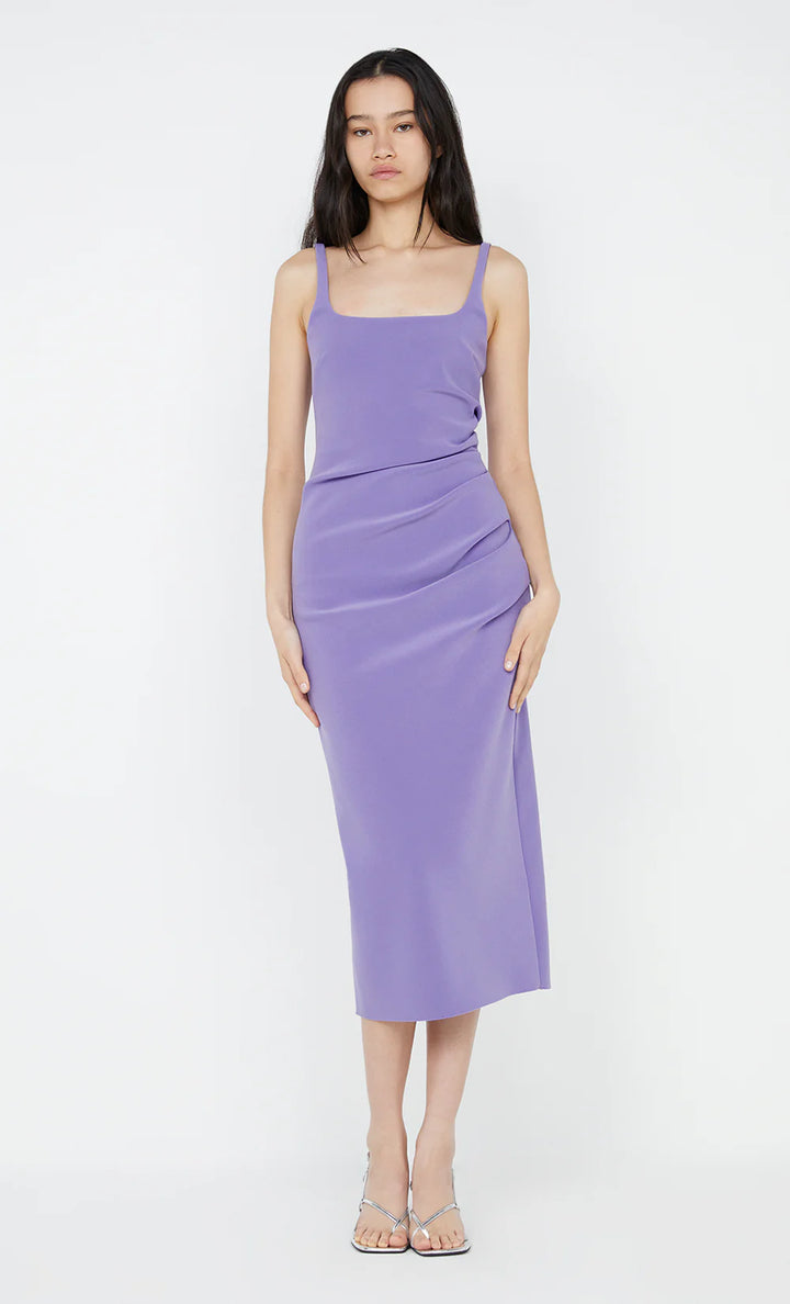 KARINA TUCK MIDI DRESS