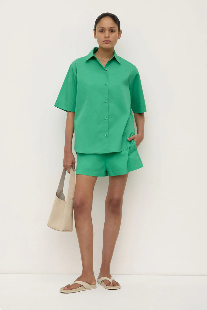 Joni Short Sleeve Shirt - Bright Green