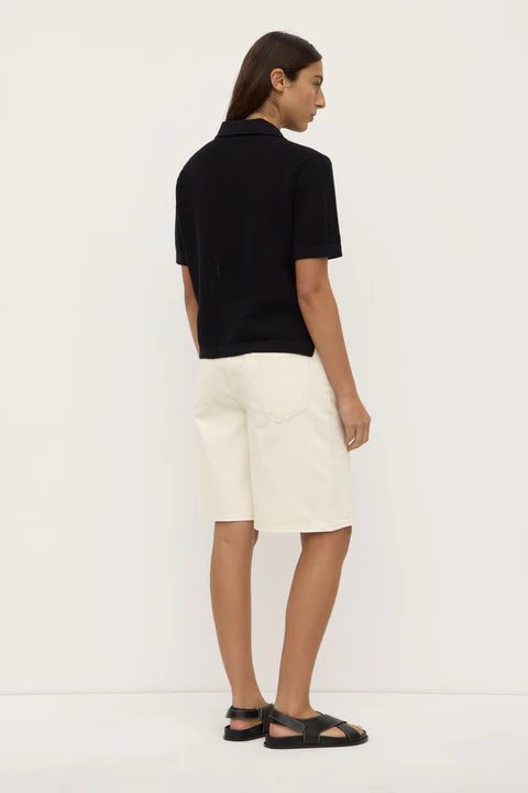 Kismet Knit Short Sleeve Shirt - Black