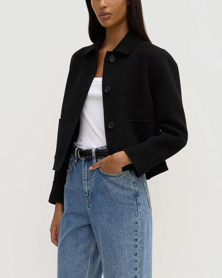 Tasmin Wool Jacket - Black