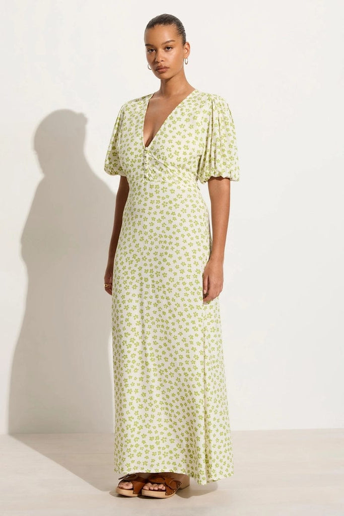 Rubinetti Maxi Dress - Gita Floral Green