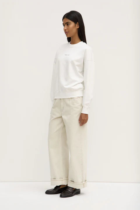 Womens Atelier Logo Fleece - White