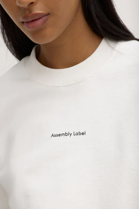 Womens Atelier Logo Fleece - White