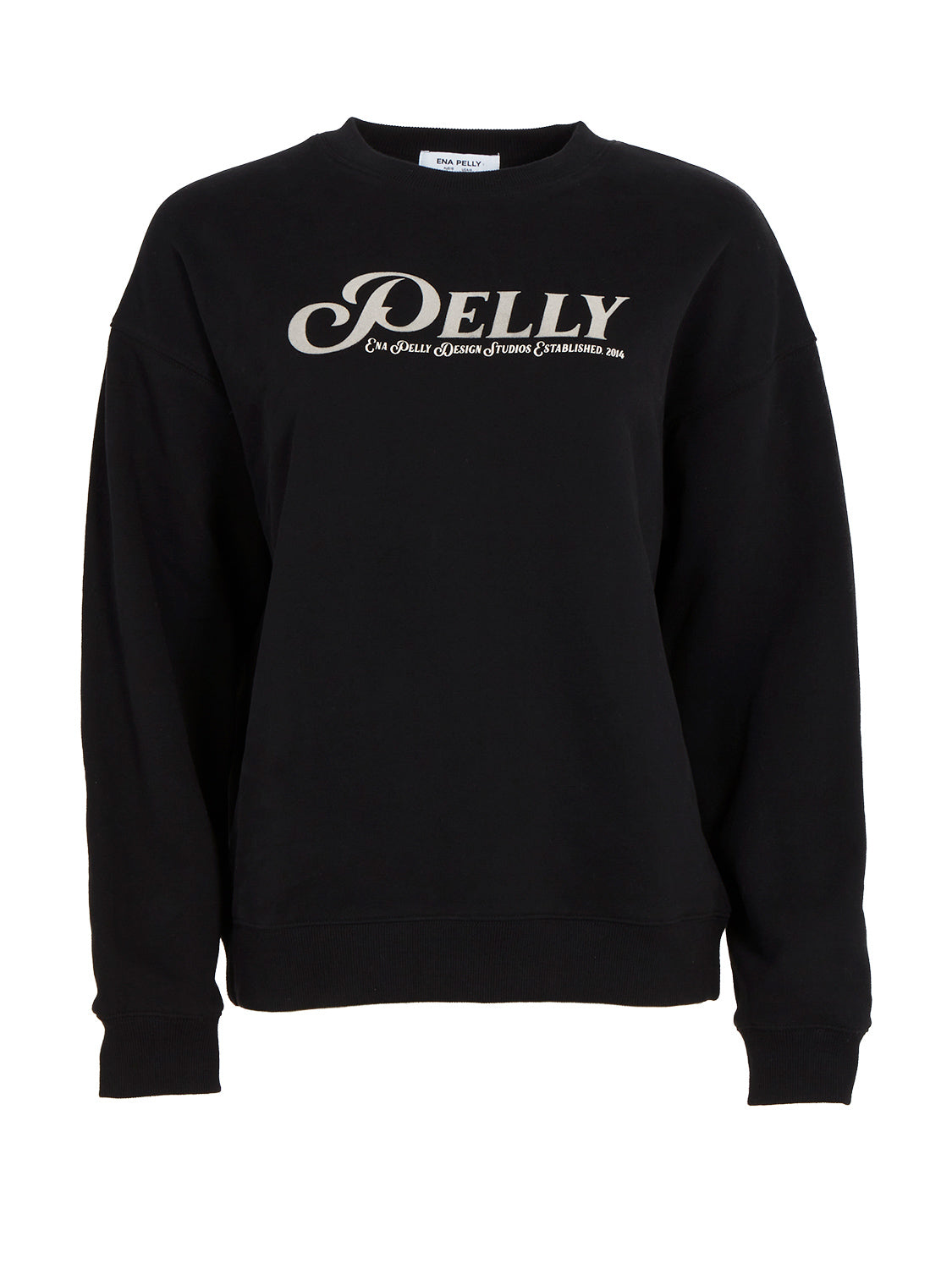 Vintage Pelly Script Sweater - Washed Black