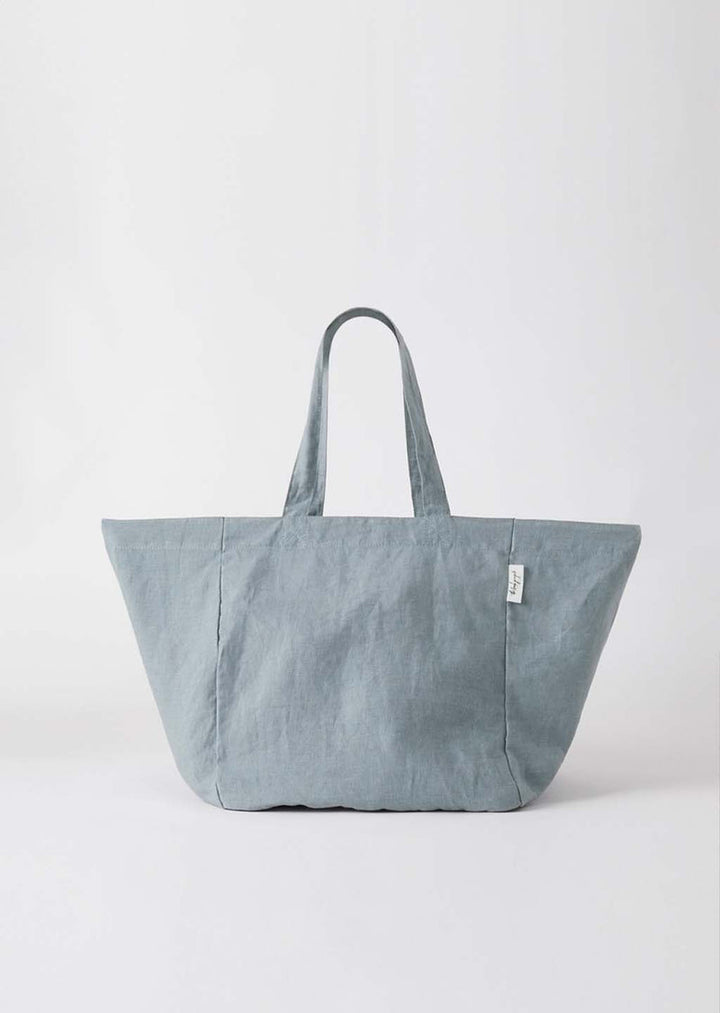 Linen Tote Bag - Slate