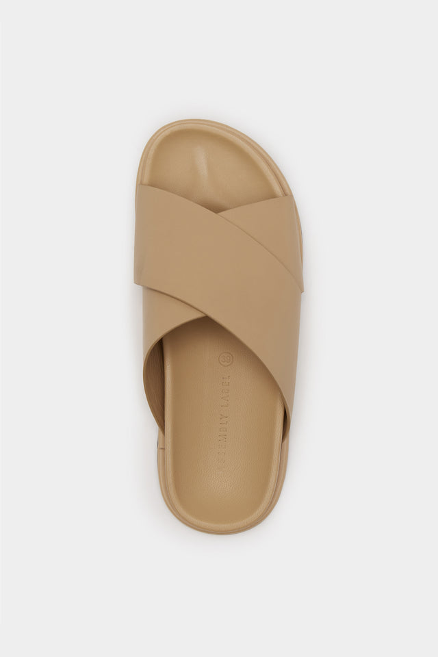 Crossover Slide - Biscuit
